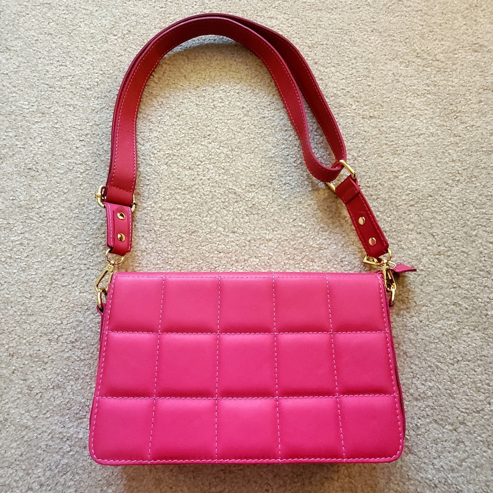 Pink Leather Firenze Purse